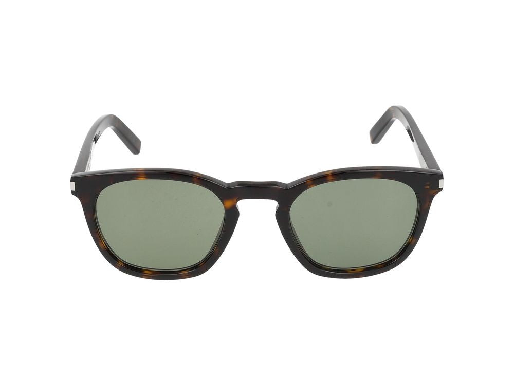 Saint Laurent Havana Green Tinted Lenses Sunglasses