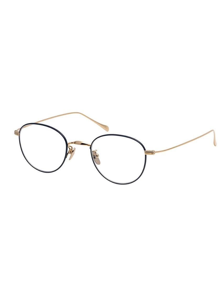 Masunaga Delicate Oval Sunglasses With Adjustable Nose Pads