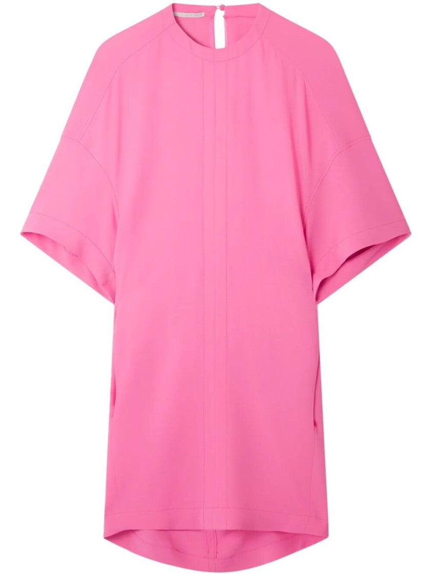 Stella Mccartney Relaxed Fit Cape Short Dress