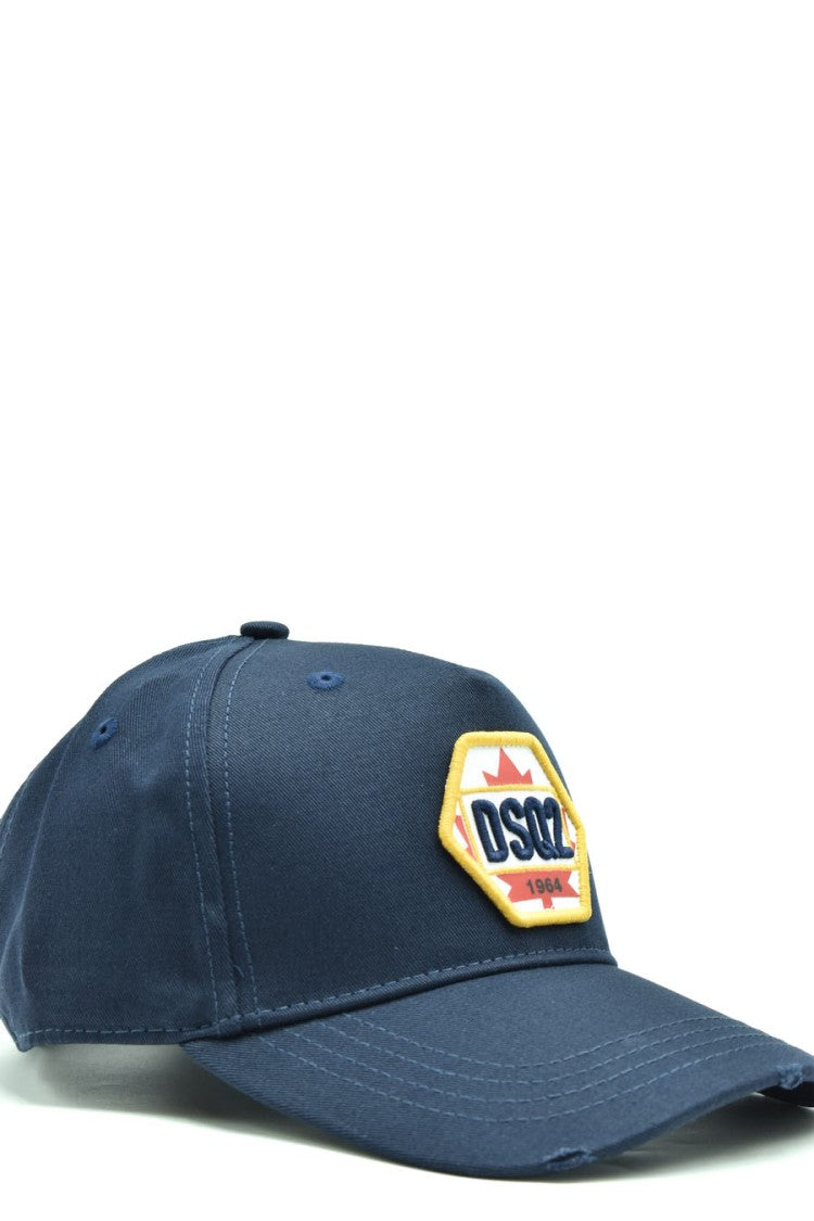Dsquared2 Structured Blue Baseball Cap