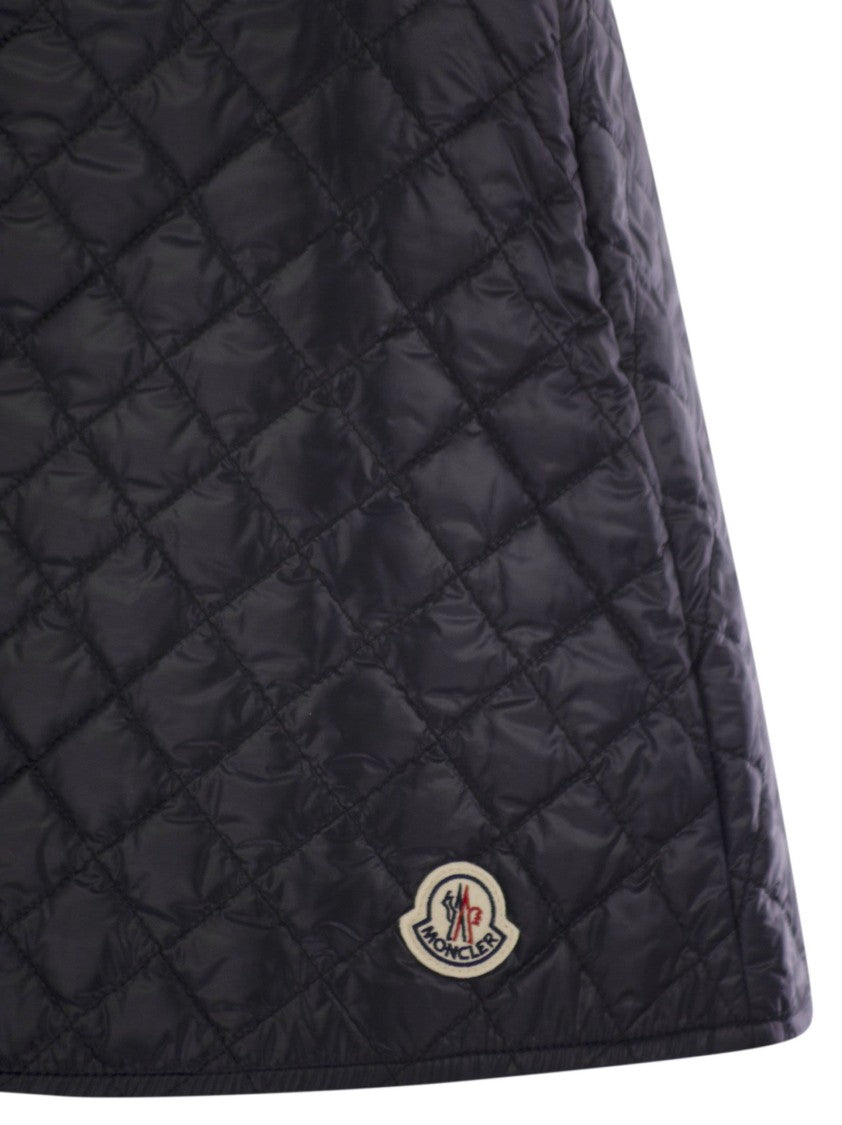Moncler Diamond Quilted Miniskirt
