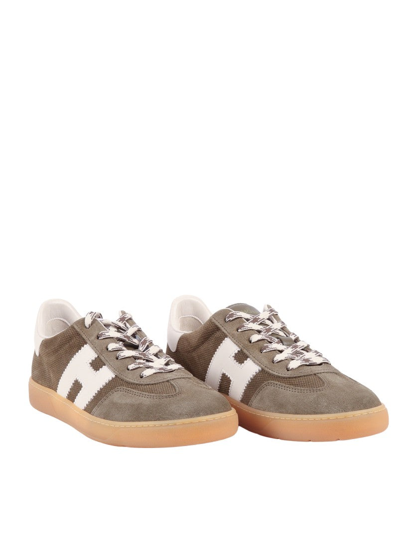 Hogan Cool Suede Textured Fabric Sneakers