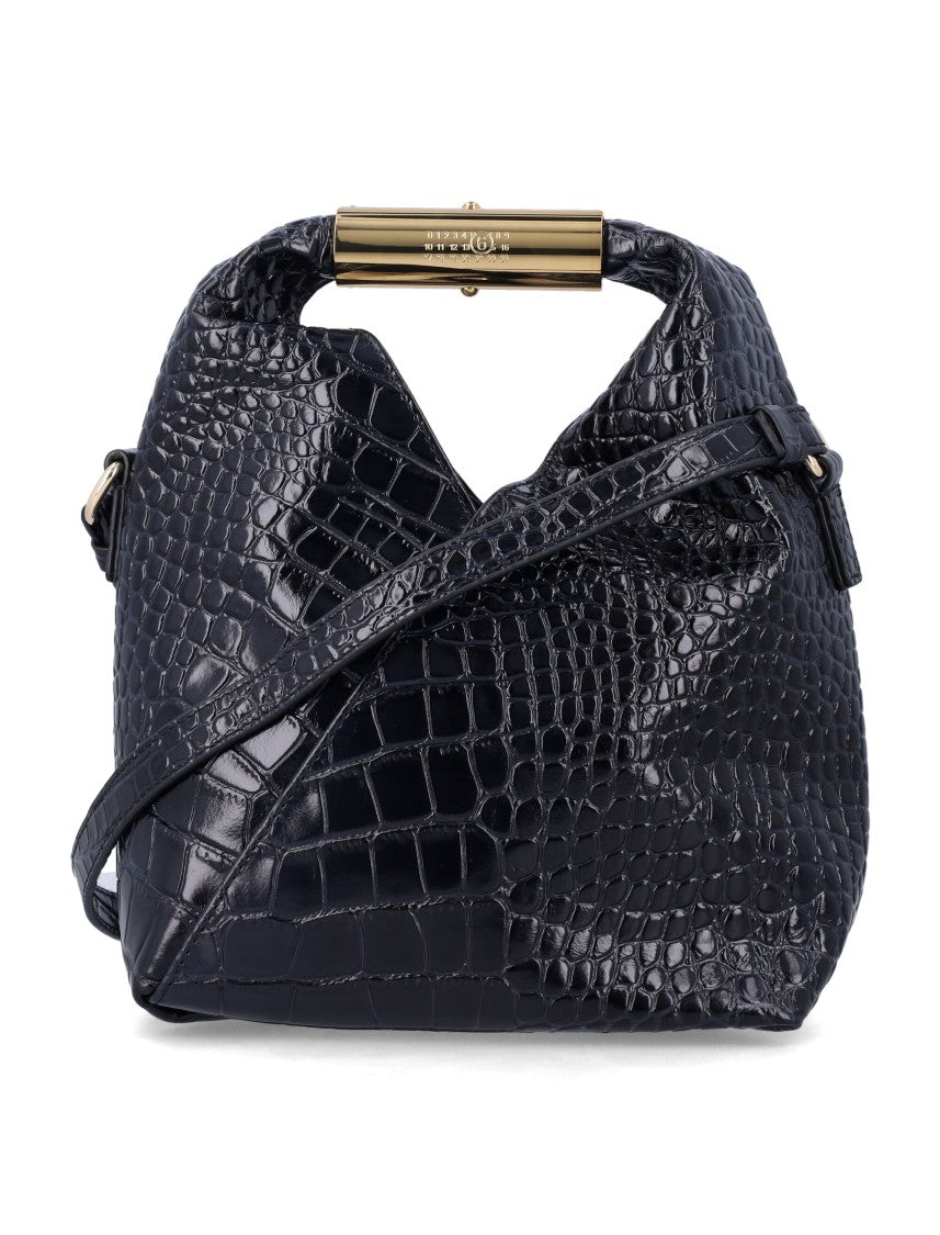 Mm6 By Maison Margiela Small Japanese Crocco Print Bag