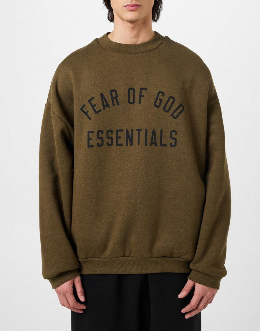 Fear Of God Essentials Logo Crewneck Sweatshirt