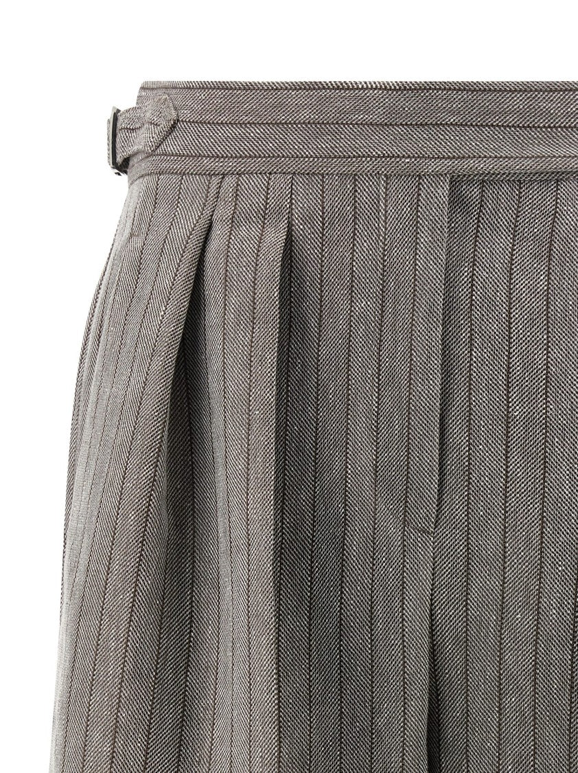 Brunello Cucinelli Herringbone Bermuda Shorts