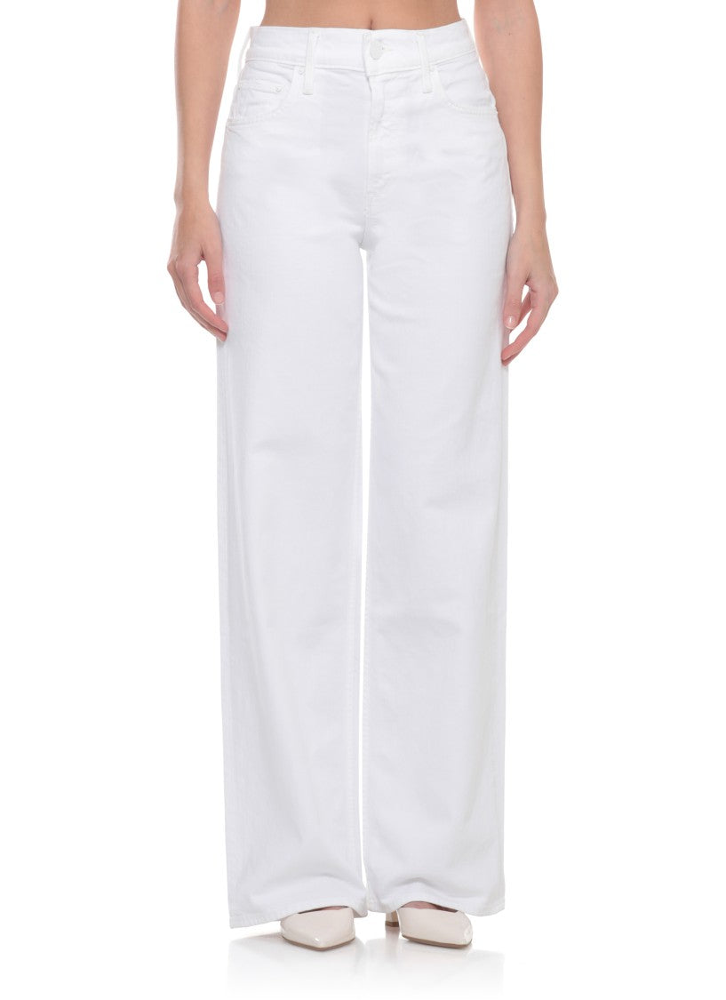 Mother White The Rerun Cotton Jeans