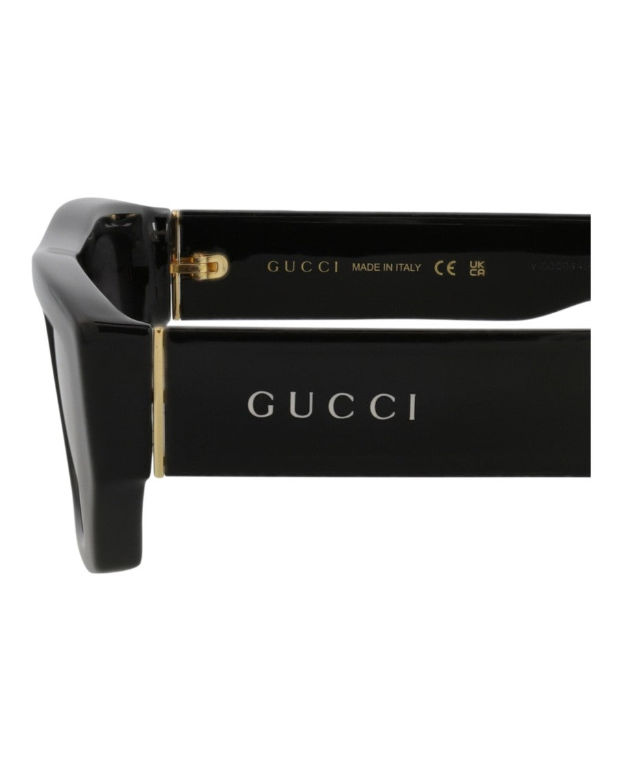 Gucci Square-Frame Injection Sunglasses