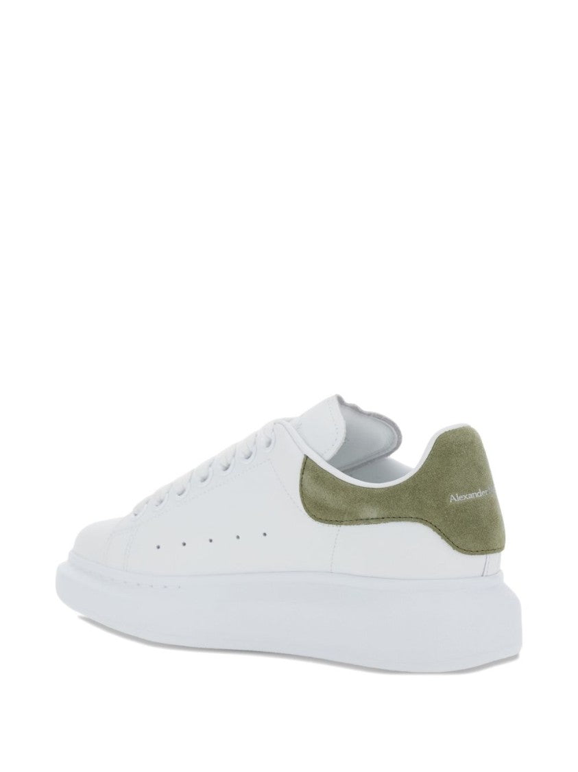 Alexander Mcqueen White Leather Sneakers