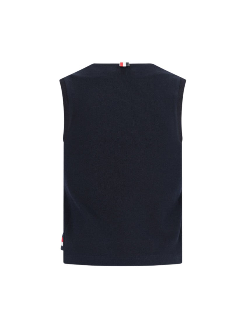 Thom Browne "Logo" T-Shirt – Blue
