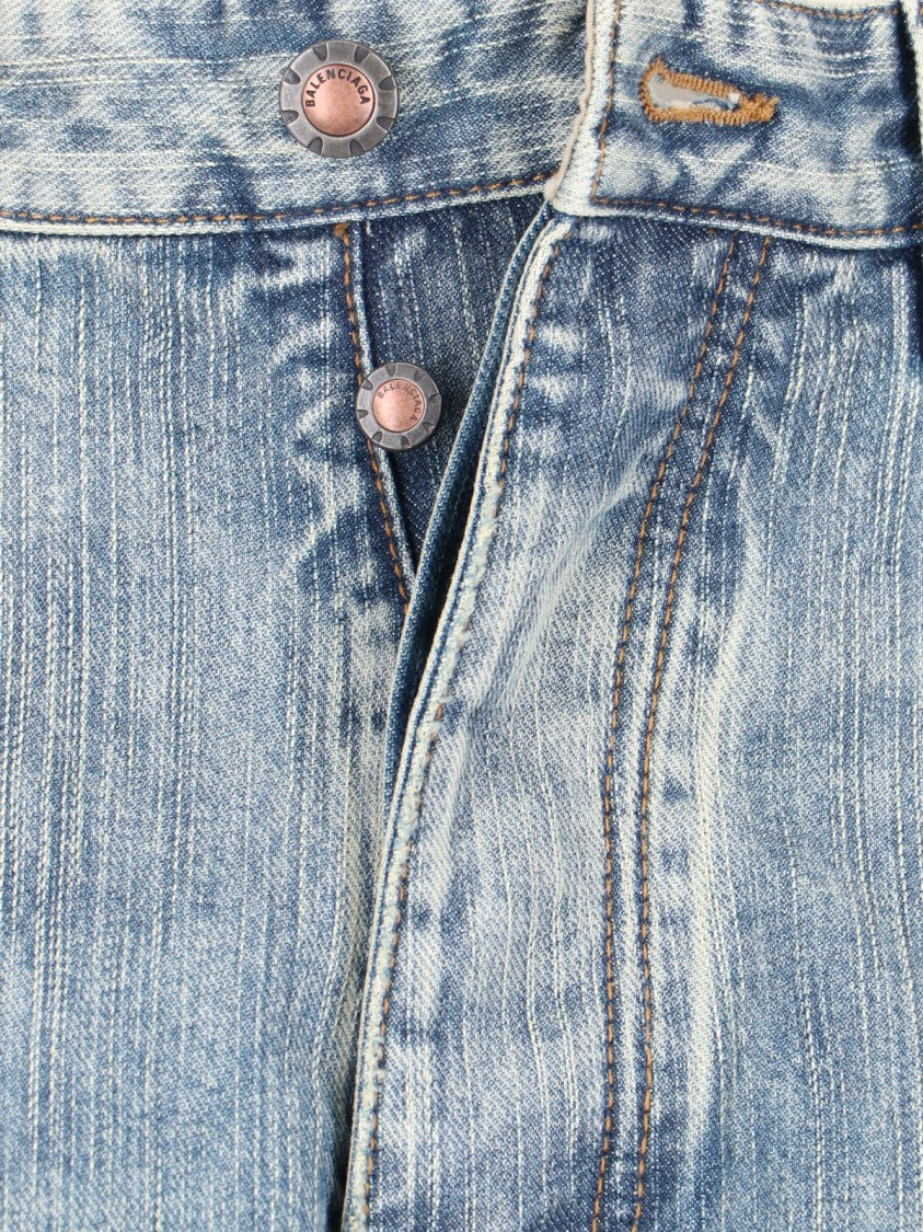 Balenciaga Baggy Jeans – Light Blue