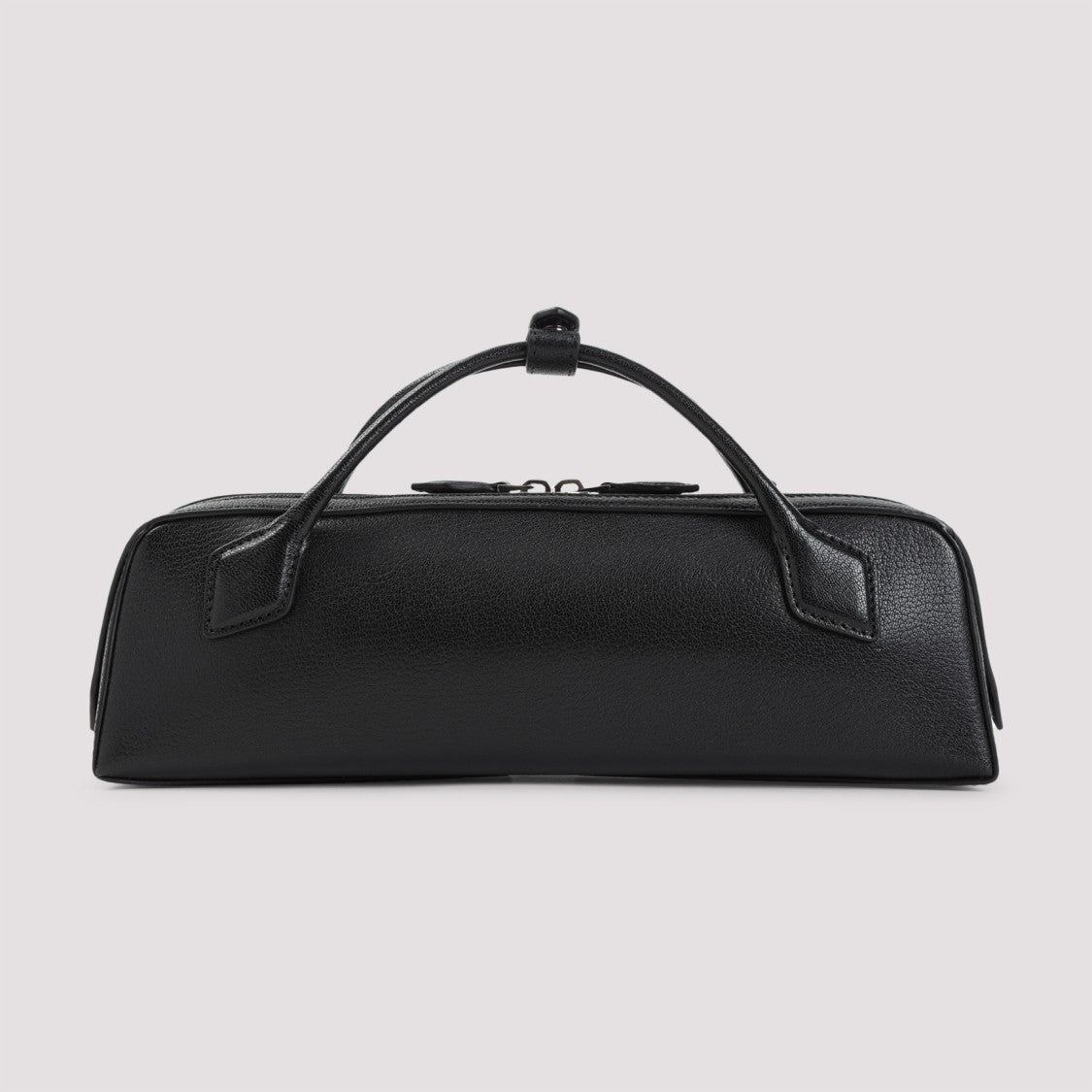 Alaïa Teckel Black Leather Clutch