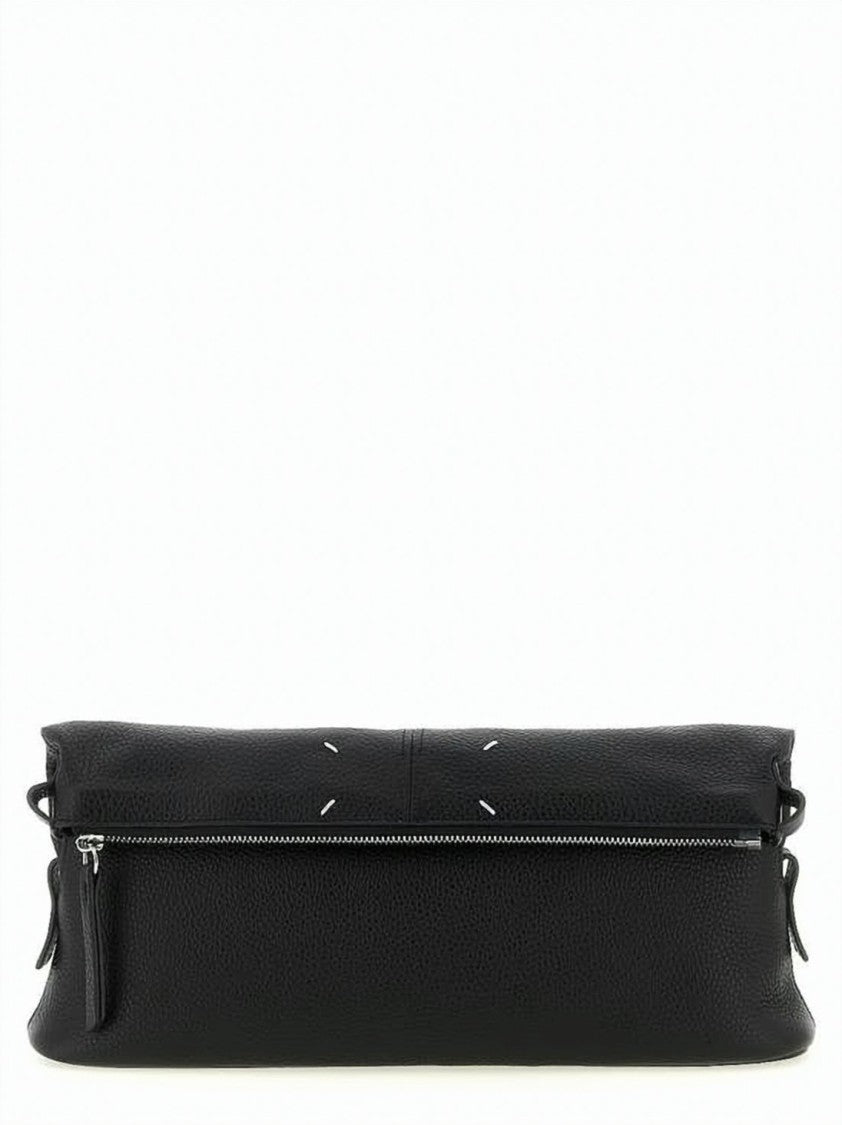 Maison Margiela Textured Calf Leather Shoulder Bag