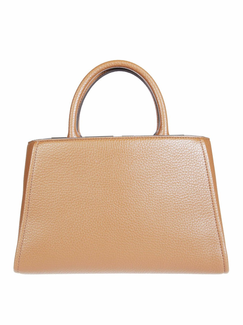 Elisabetta Franchi Trapezoidal Geometric Embossed Tote Bag