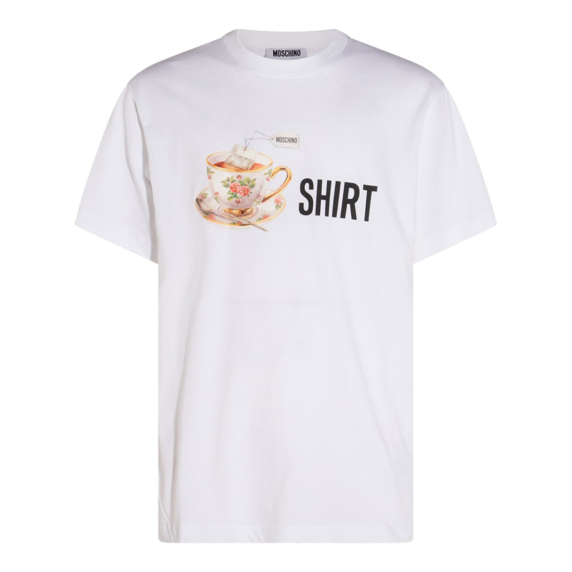 Moschino White Cotton T-Shirt