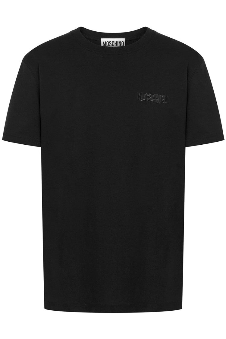 Moschino Black T-Shirt With Crew Neckline