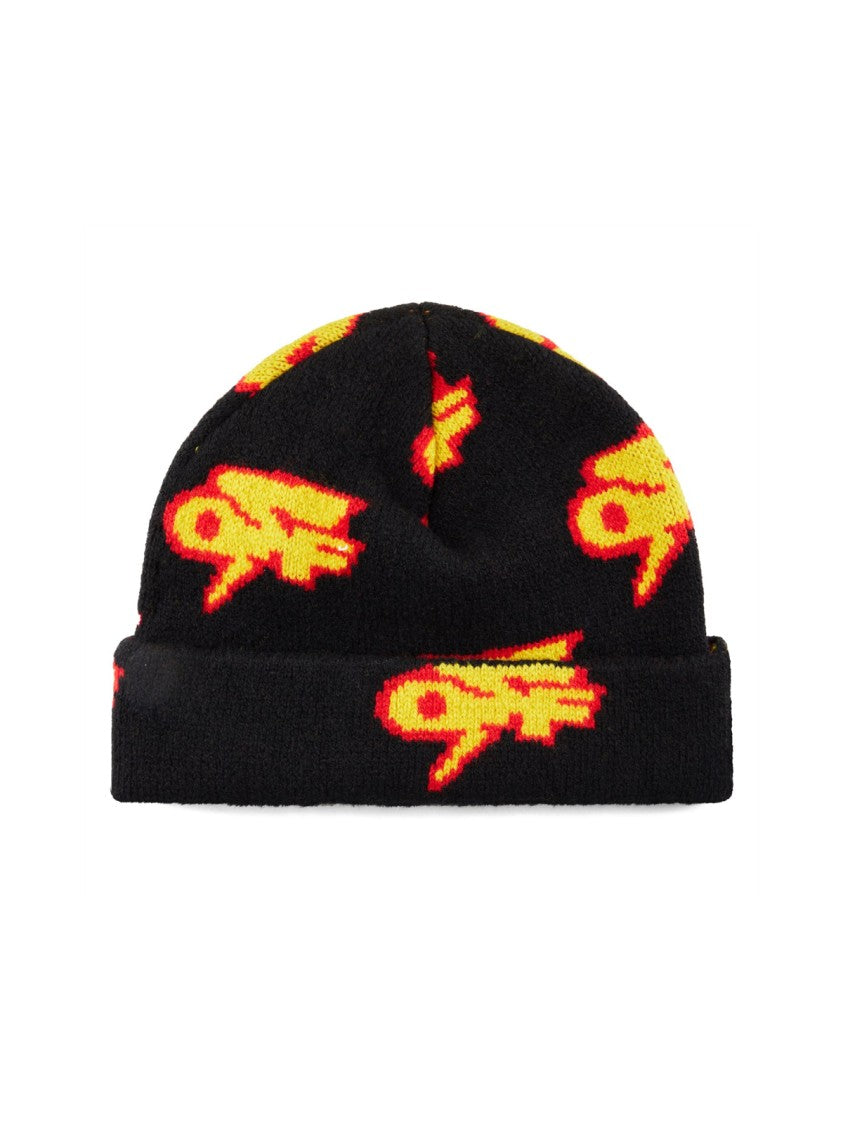 Off-White Off Thunder Logo Beanie