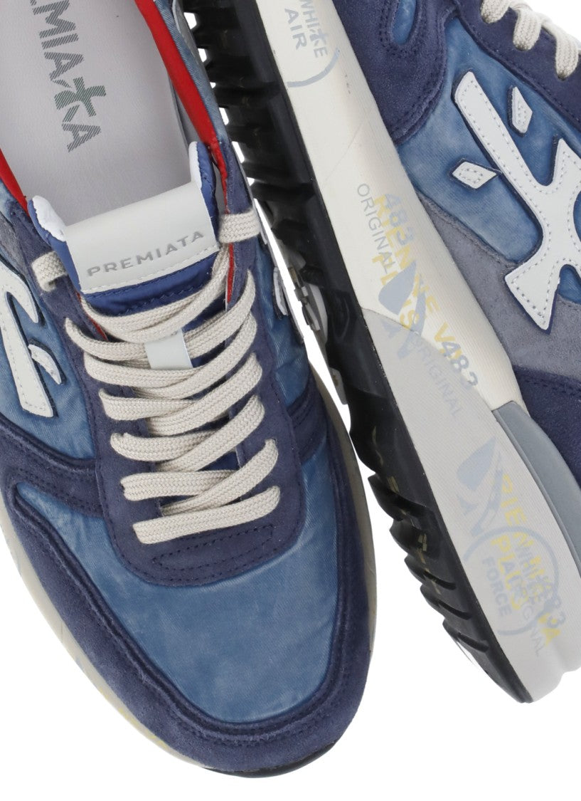 Premiata Blue Mick 8006 Suede Sneakers