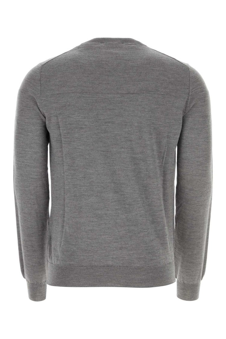 Jil Sander Grey Wool Sweater