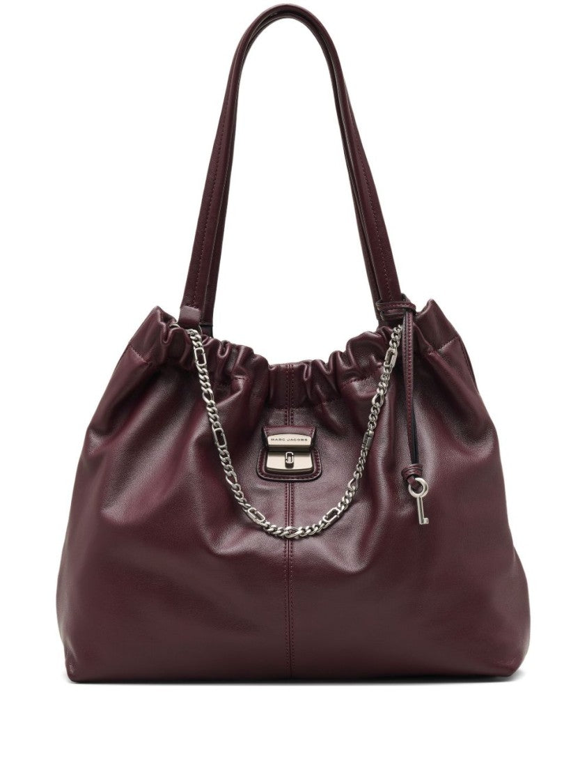 Marc Jacobs Slouchy Burgundy Lamb Leather Handbag