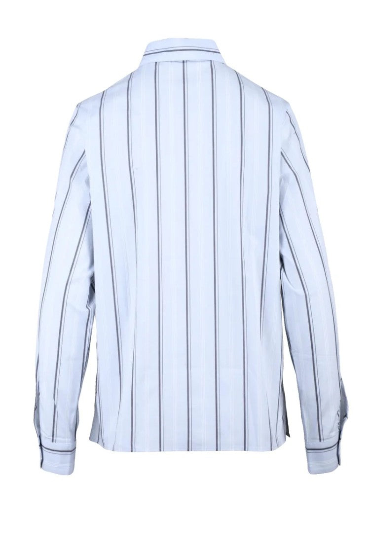 Eleventy Shirt Sky Blue/White - Sky Blue/White