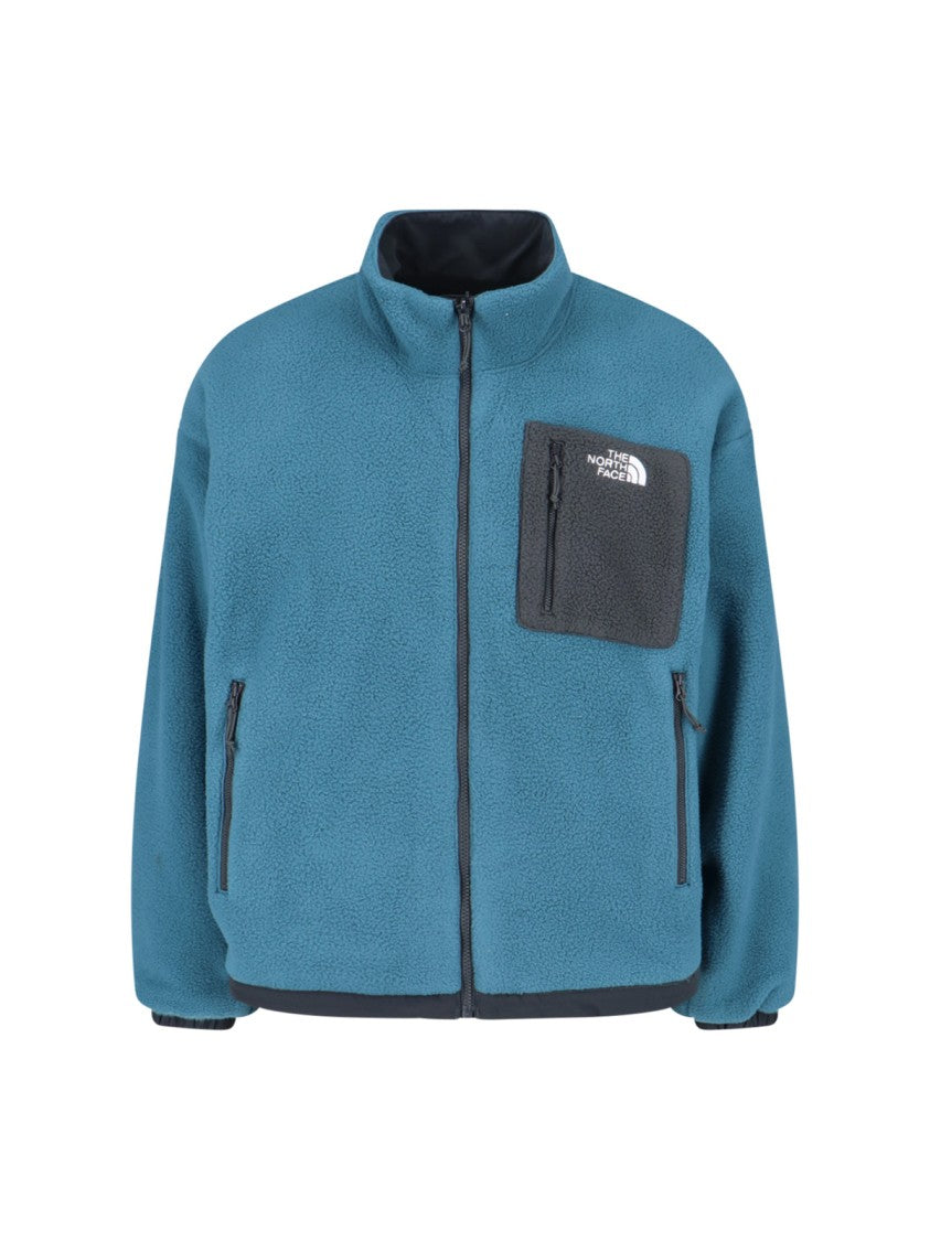 The North Face Reversible Fleece Jacket With Contrasting Details