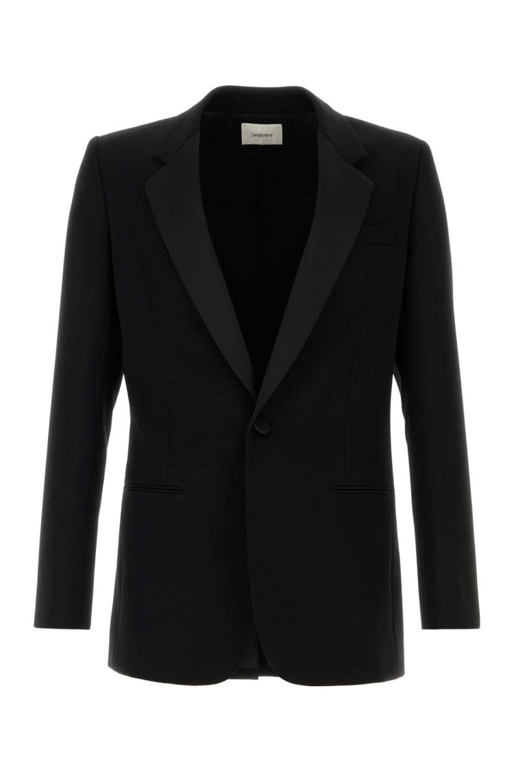 Saint Laurent Black Wool Blazer