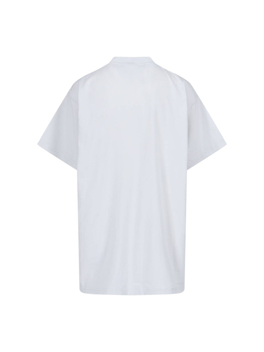 Balenciaga "3B Liquefied" T-Shirt – White
