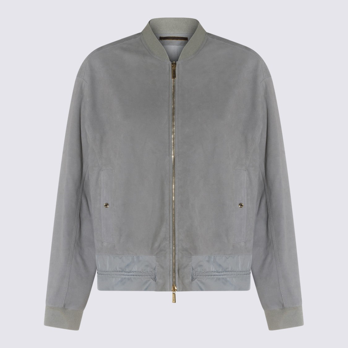 Moorer Grey Leather Jacket