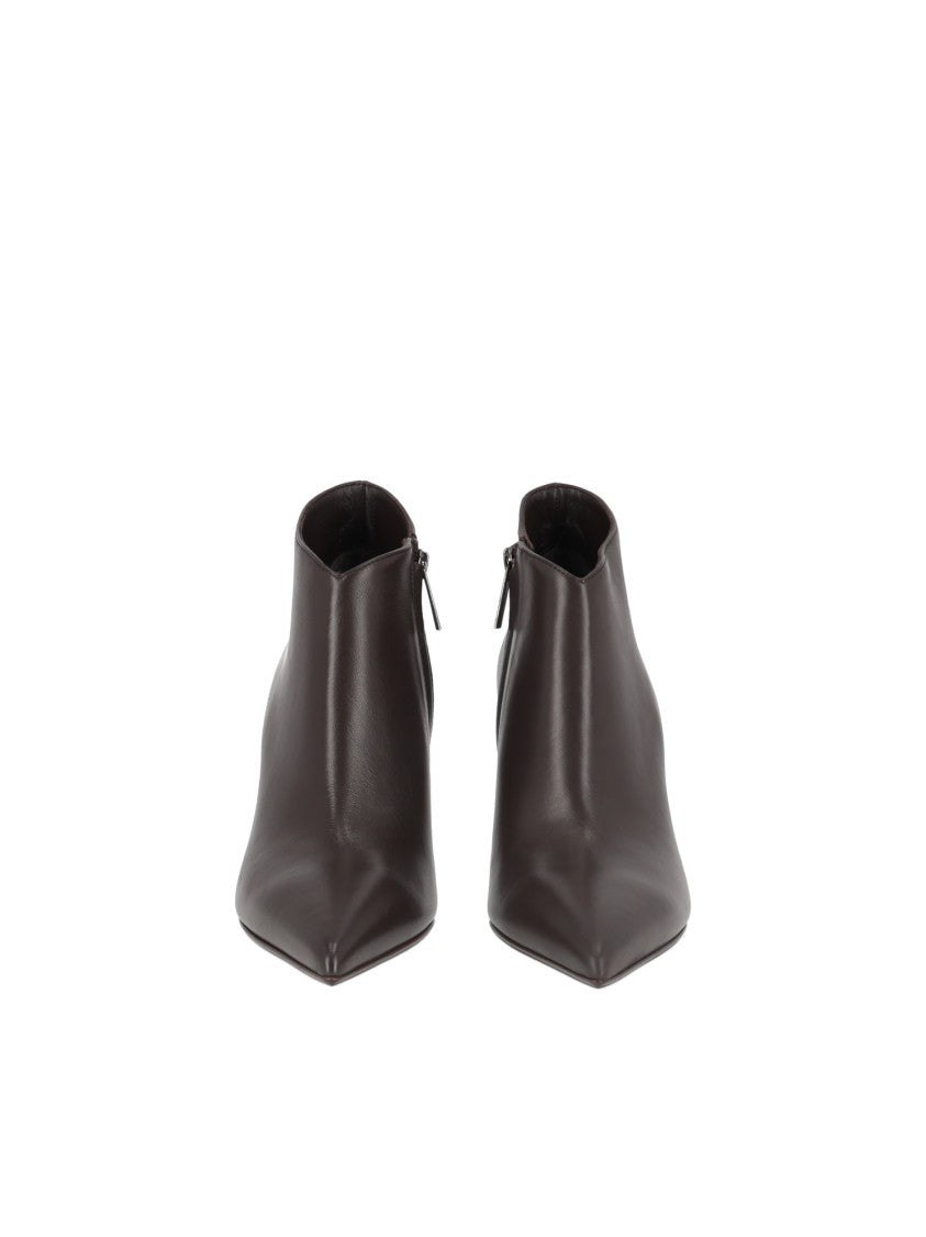 Sergio Levantesi Ebony Dama67 Pointed-Toe Ankle Boots