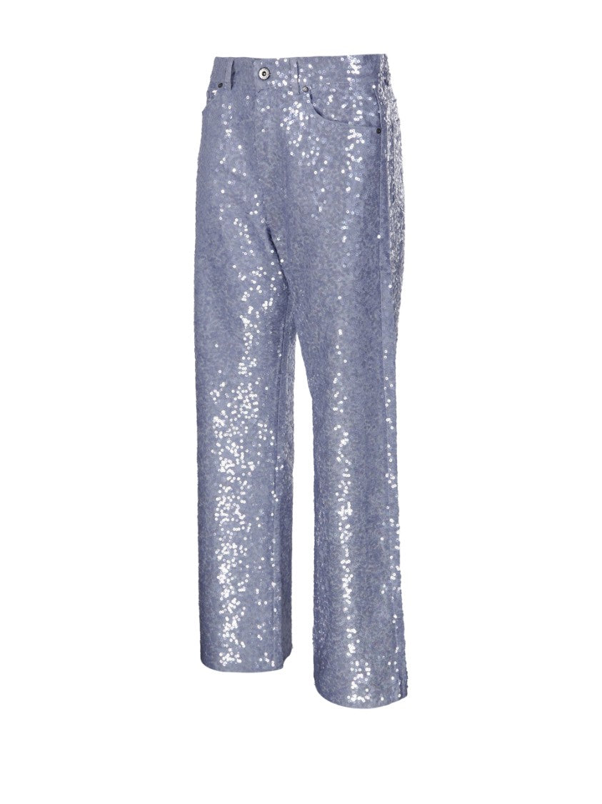 Parosh Straight-Leg Jeans With Sequin Detailing