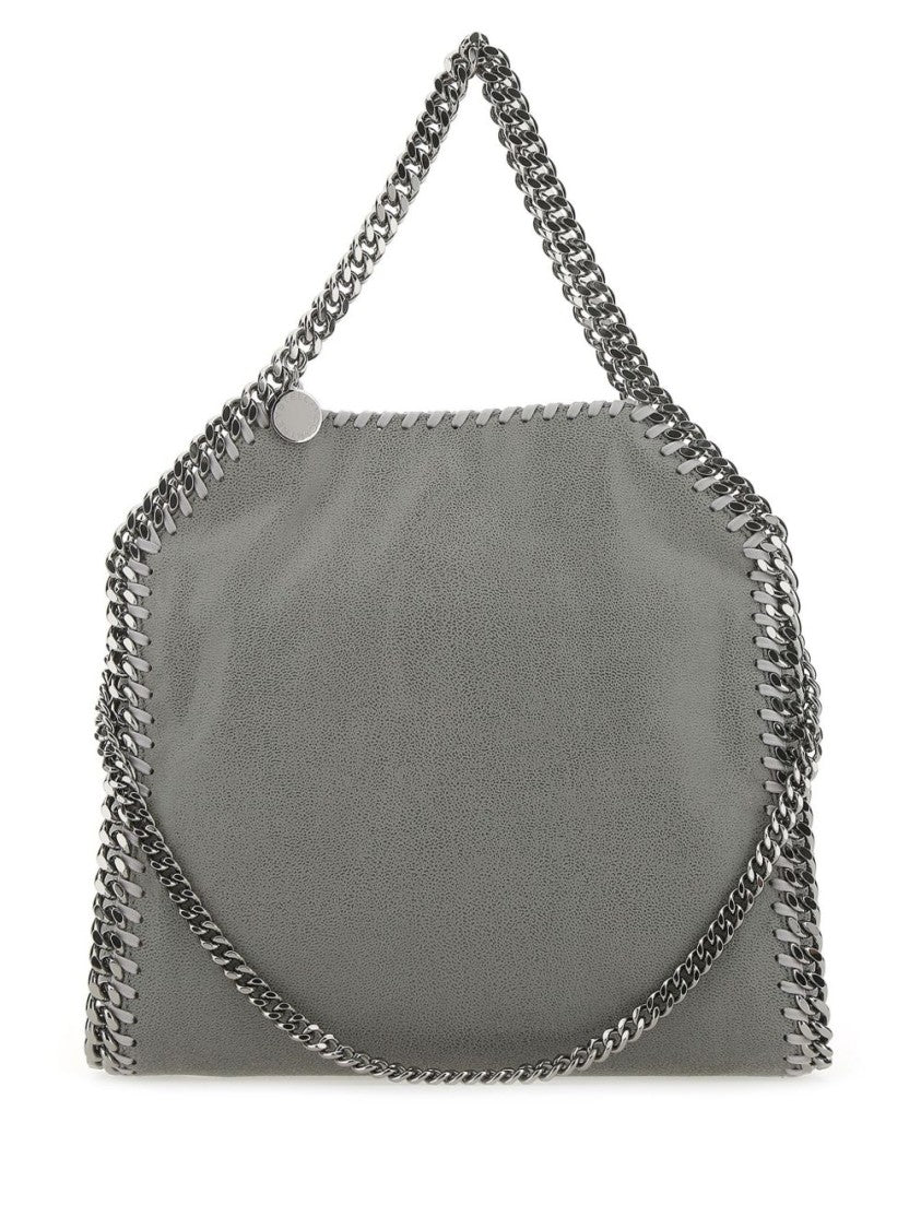 Stella Mccartney Grey Mini Falabella Faux Leather Tote Bag