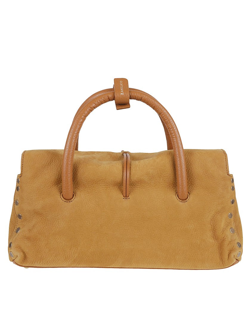 Zanellato Elegant Brown Calf Leather Crossbody Bag