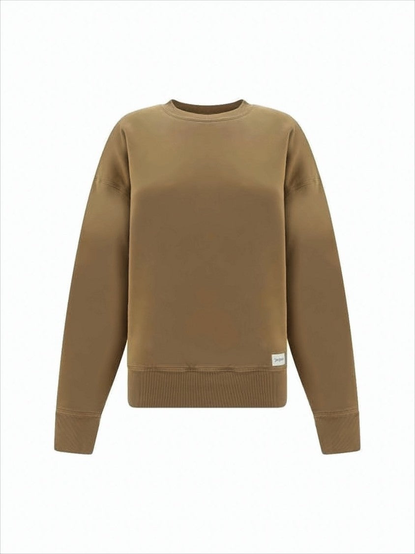 Saint Laurent Relaxed Fit Long-Sleeve Cotton Top