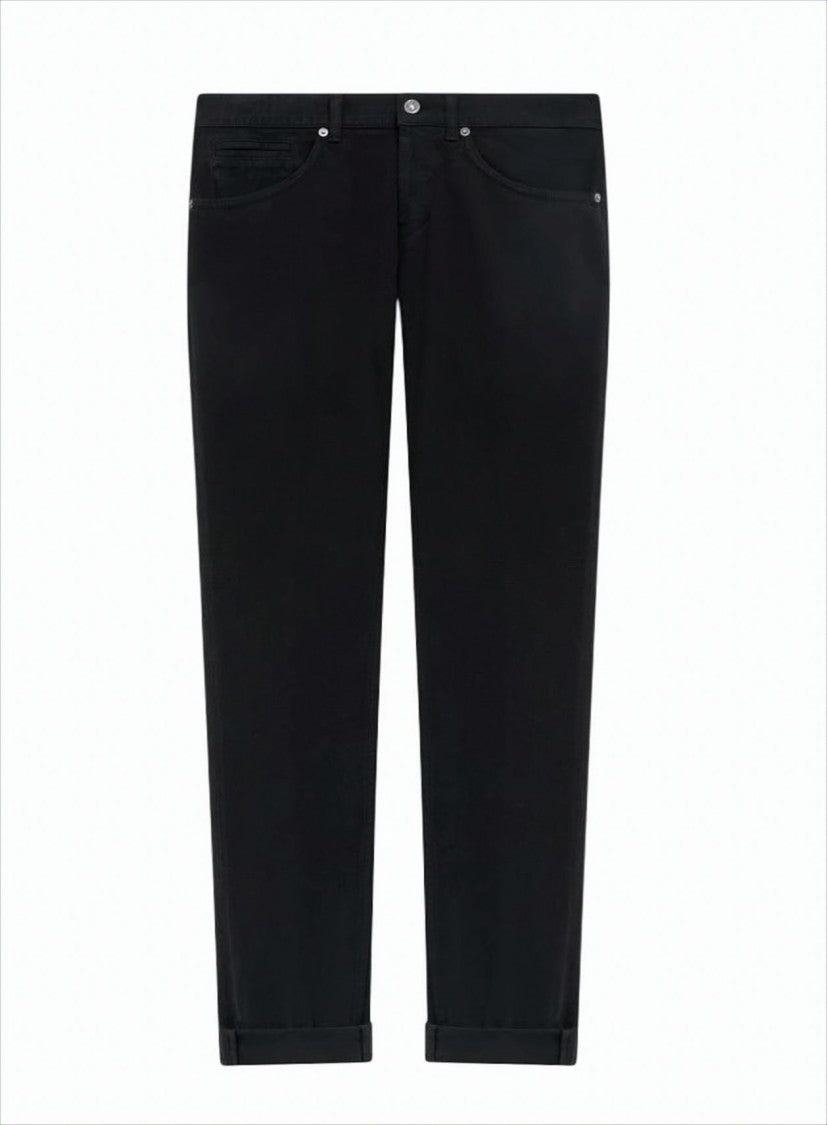 Dondup Slim-Fit Black Denim George Trousers