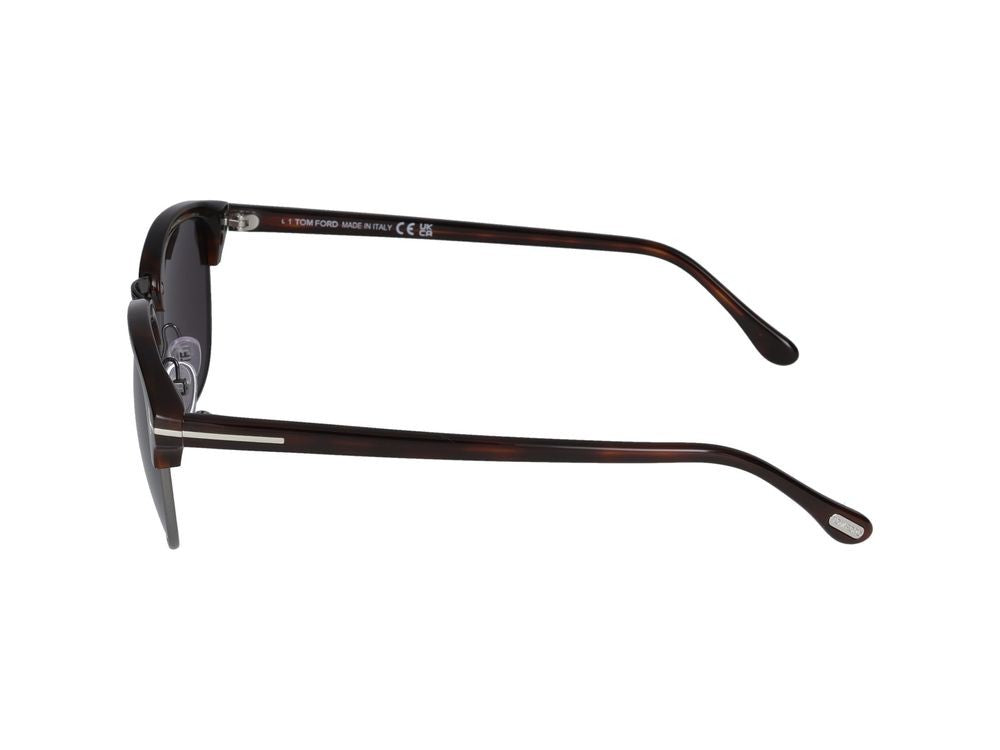 Tom Ford Tortoiseshell Clubmaster-Inspired Sunglasses