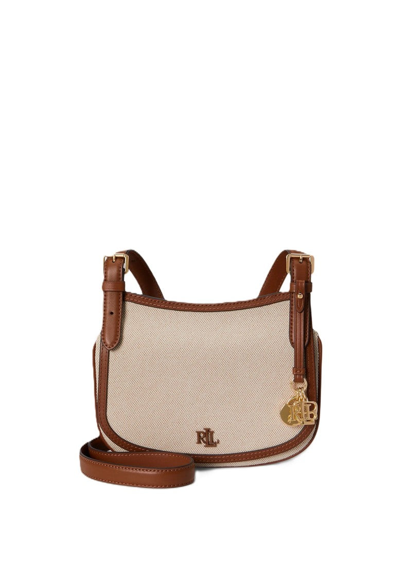 Lauren Ralph Lauren Structured Rectangular Shoulder Bag With Textured Fabric