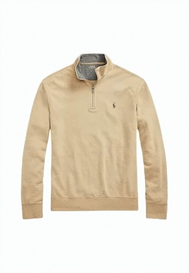 Polo Ralph Lauren Quarter-Zip Pullover With Embroidered Logo
