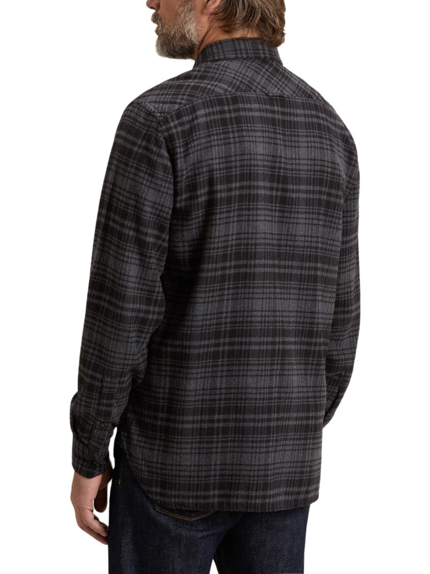 Woolrich Warren Checked Cotton Flannel Shirt