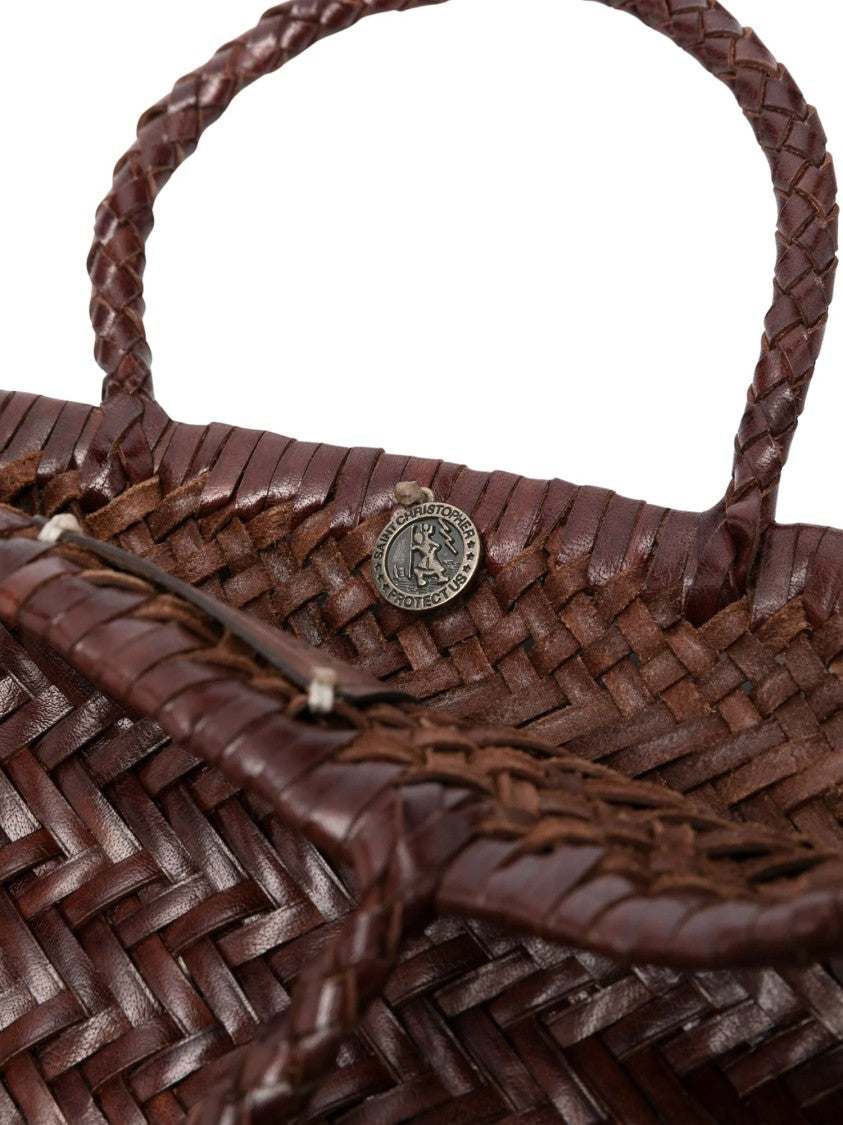 Dragon Diffusion Mini Flat Gora Tote Bag With Intricate Weaving