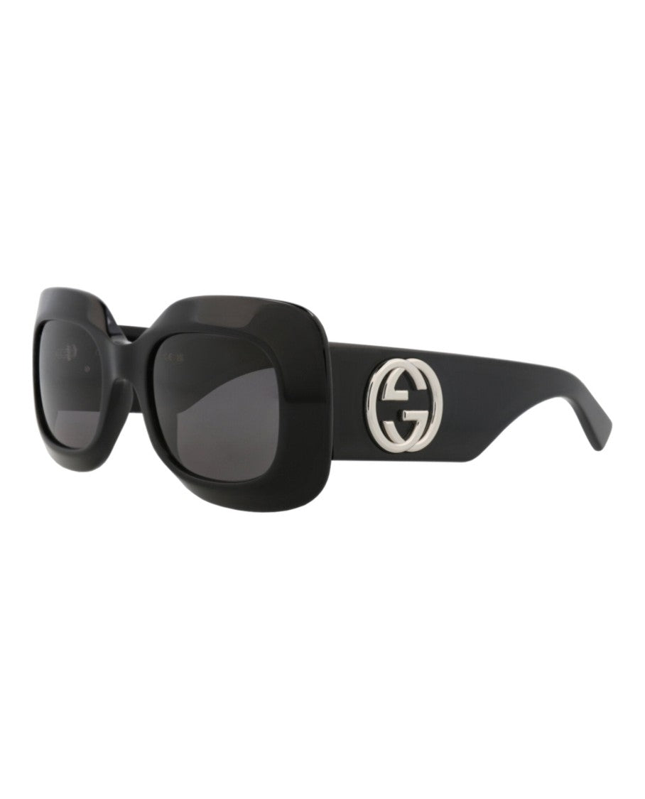 Gucci Square-Frame Recycled Acetate Sunglasses