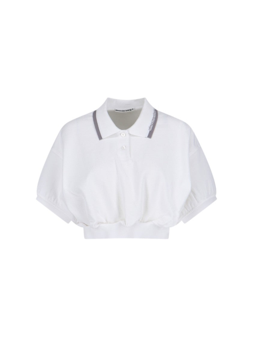 Alexander Wang Logo Polo – White