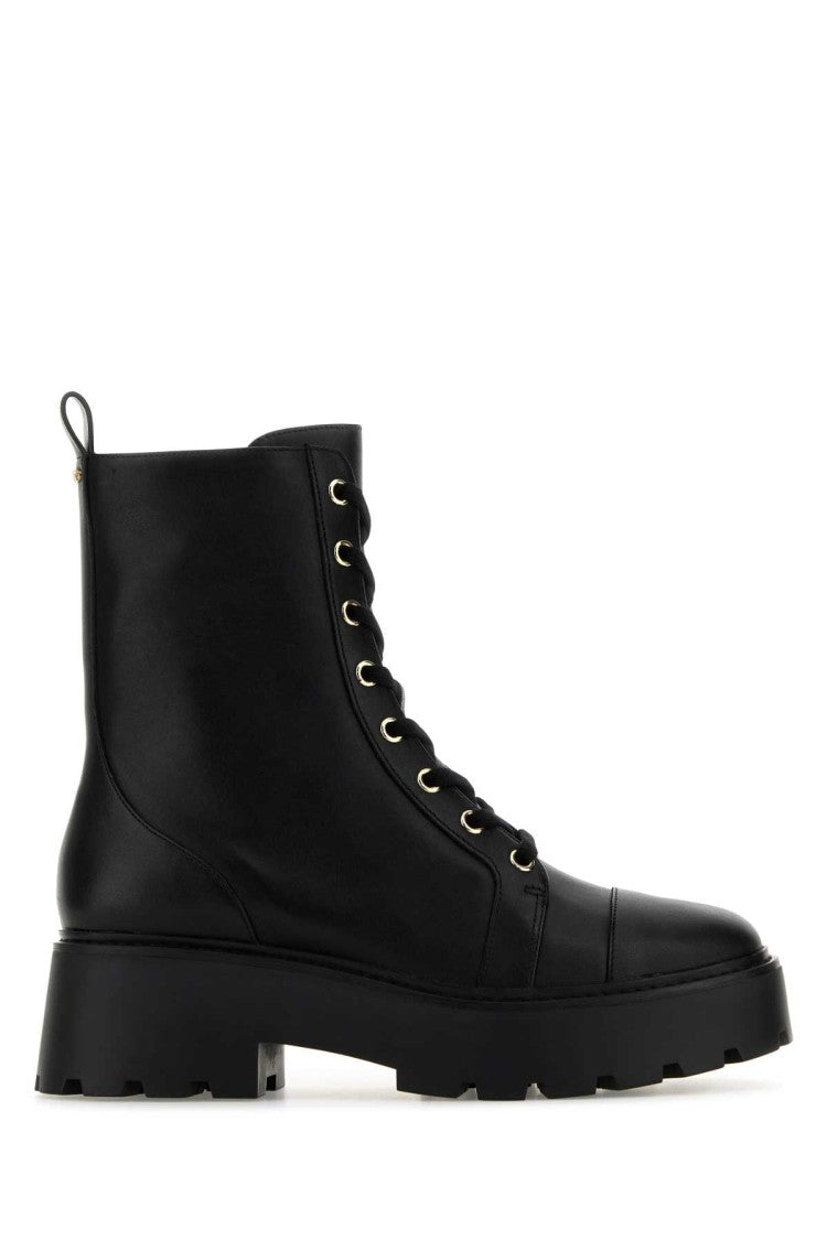 Michael Michael Kors Black Leather Blake Ankle Boots