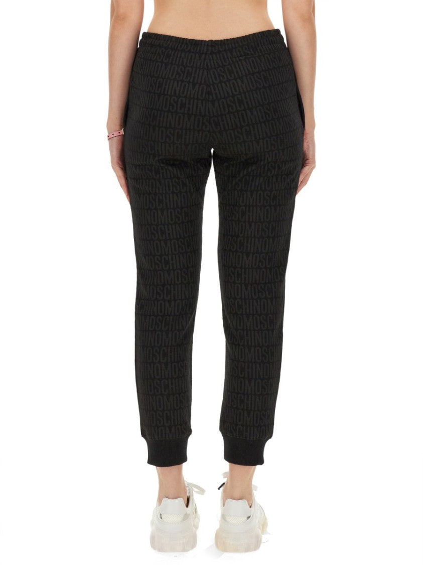 Moschino Relaxed-Fit Black Jogging Pants