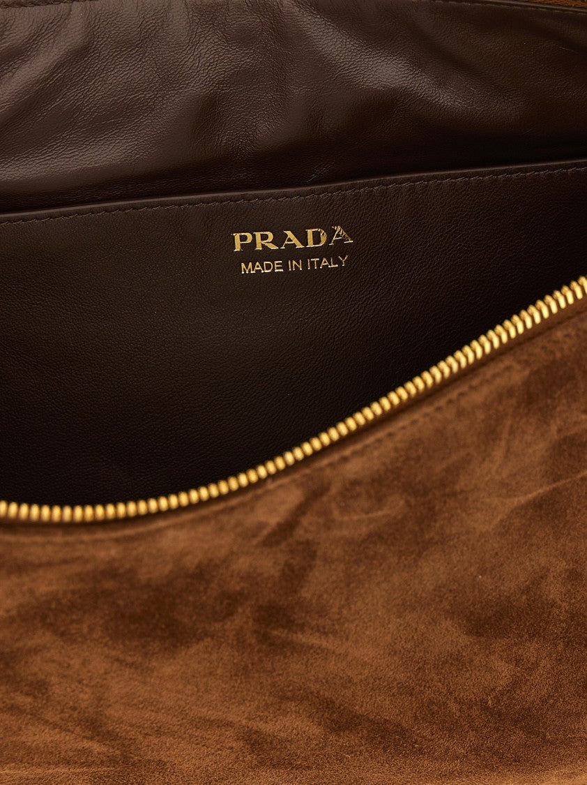 Prada ' Demi-Lune' Large Shoulder Bag