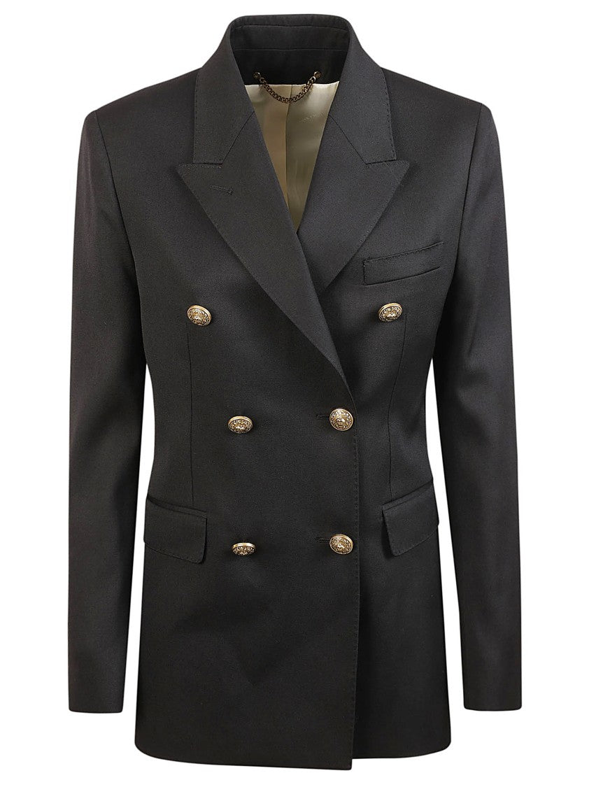Golden Goose Double-Breasted Black Jacket