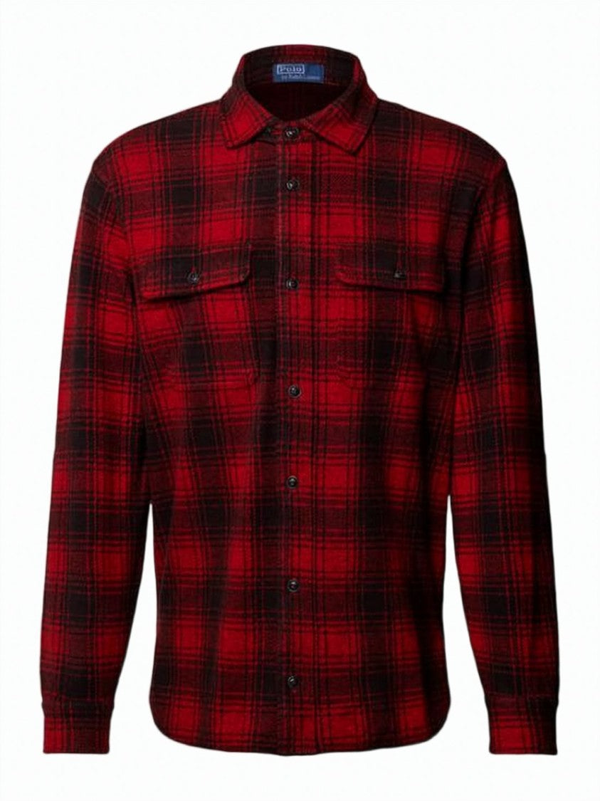 Polo Ralph Lauren Plaid Long-Sleeve Shirt With Button-Down Front