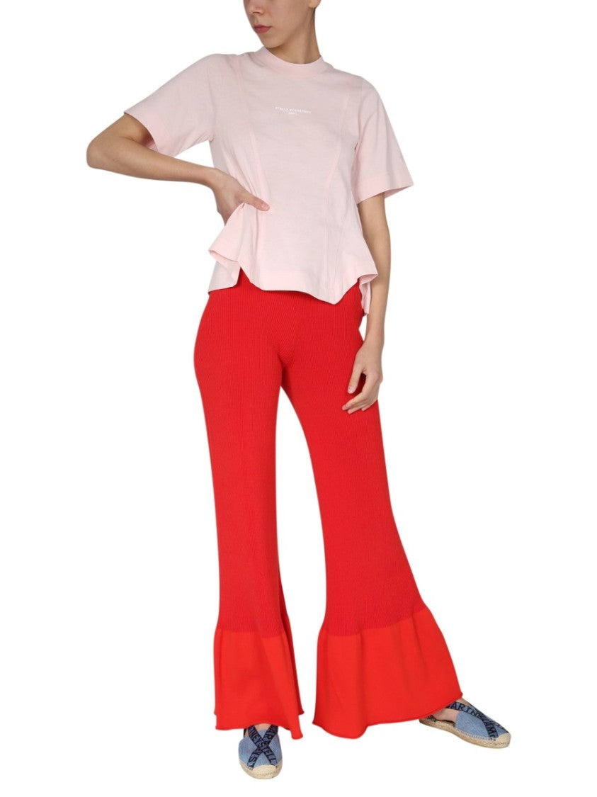 Stella Mccartney Soft Pink Crew Neck T-Shirt