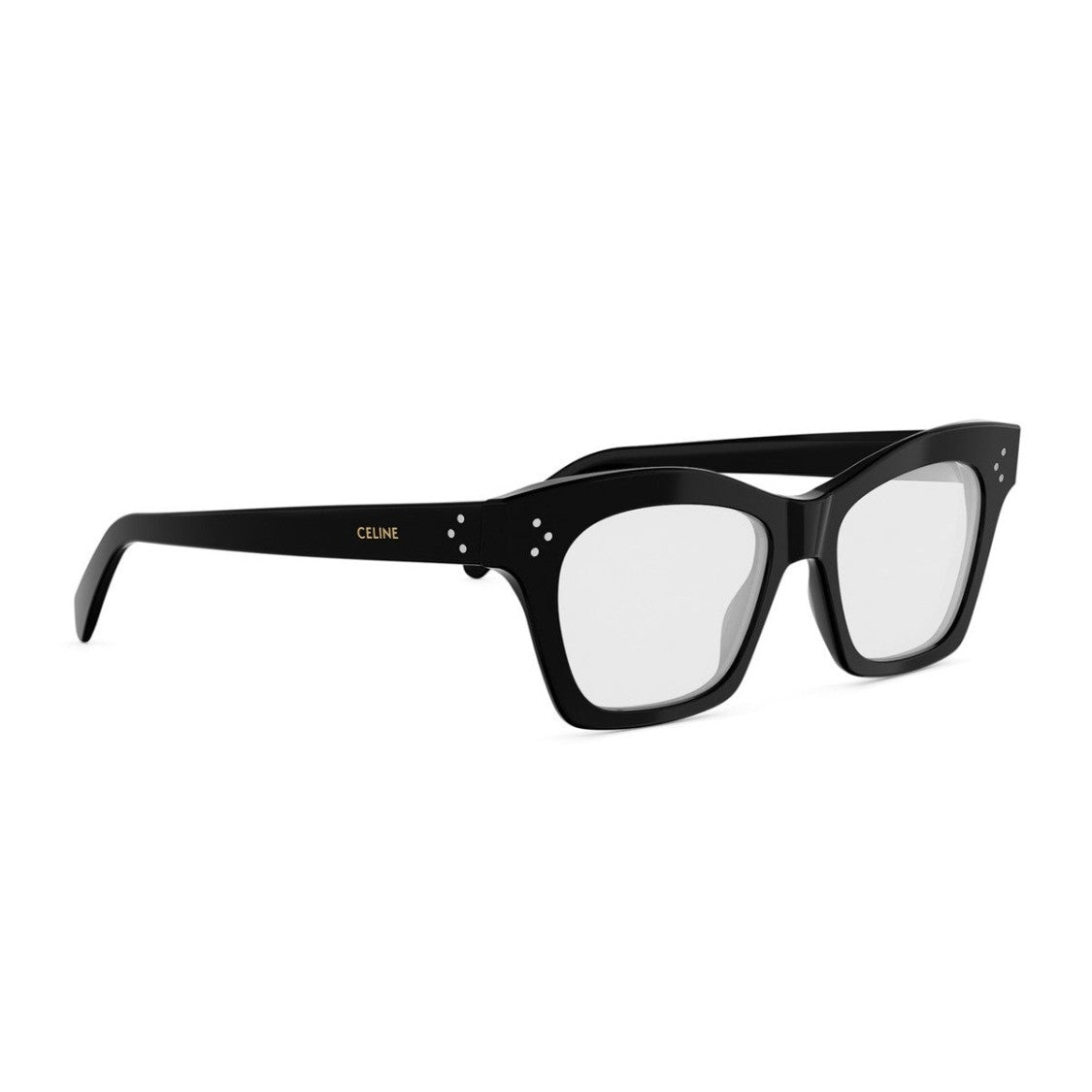 Celine Black 3 Dots Hd Acetate Cat-Eye Sunglasses