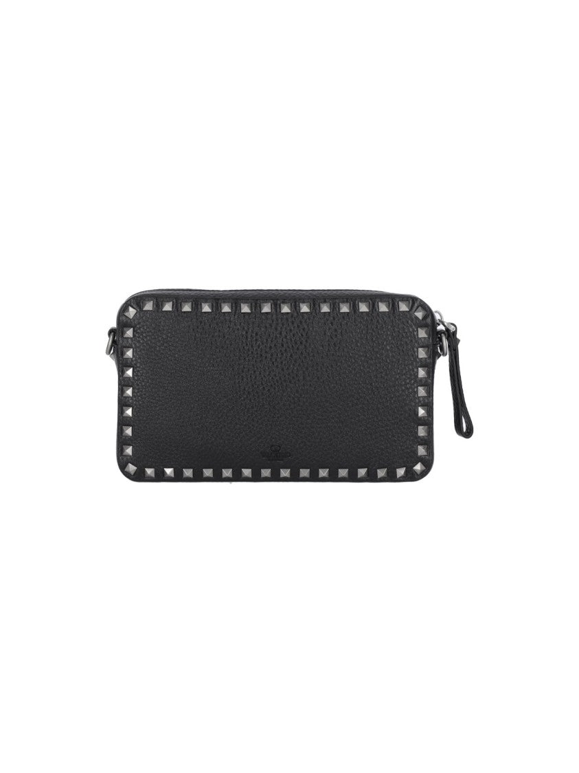 Valentino Garavani "Rockstud" Crossbody Bag – Black