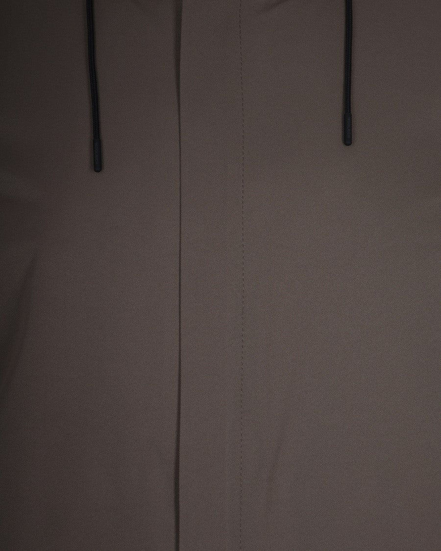 Woolrich Technical Fabric Crestmont Jacket With Adjustable Hood